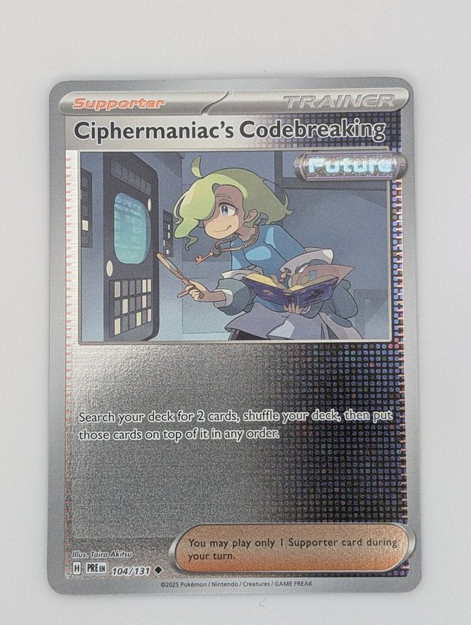 Pokemon Prismatic Evolutions - REVERSE HOLO - SINGLES & TRAINER CARDS