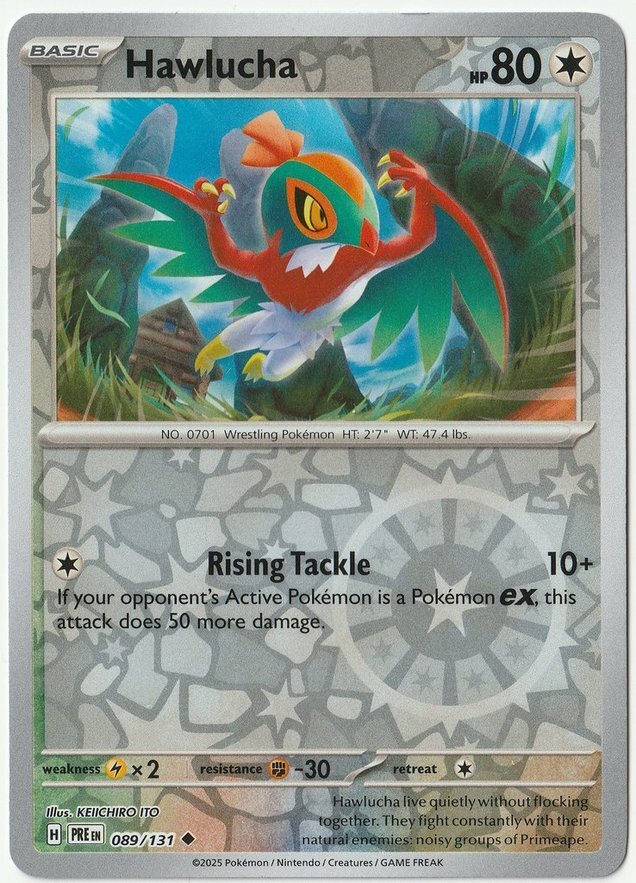 Pokemon Prismatic Evolutions - REVERSE HOLO - SINGLES & TRAINER CARDS