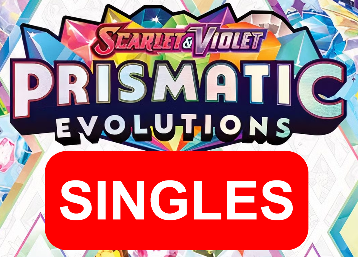 Pokemon TCG: Scarlet and Violet Prismatic Evolutions - SINGLES & TRAINER CARDS