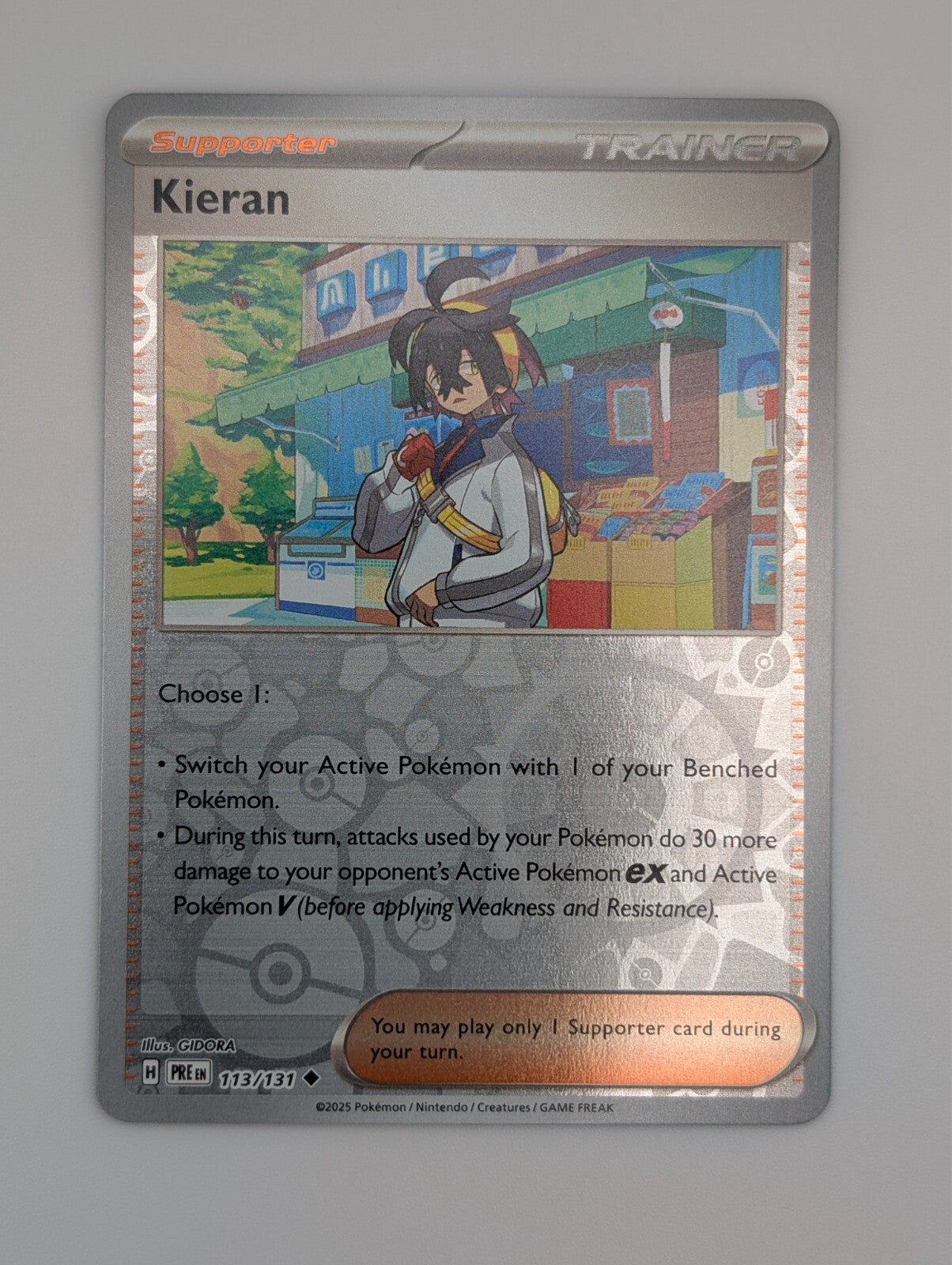 Pokemon Prismatic Evolutions - REVERSE HOLO - SINGLES & TRAINER CARDS