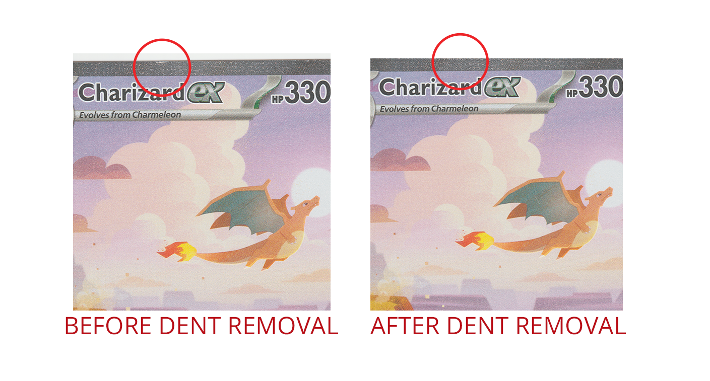 Charizard 151 dent removal service comparison