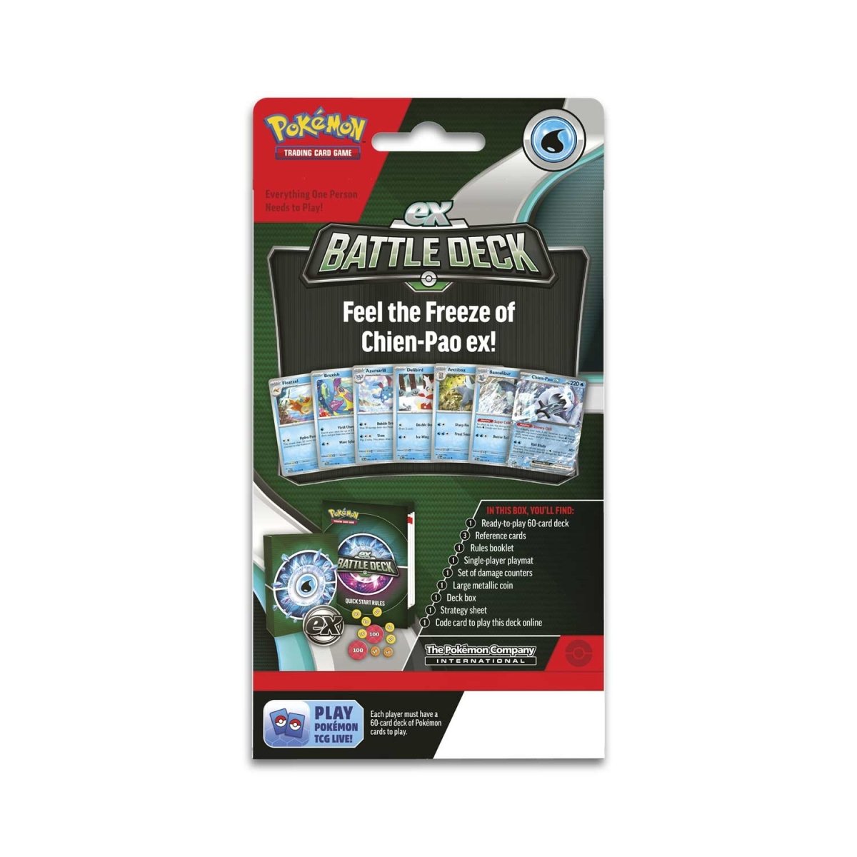 Pokemon Chien-Pao EX Battle Deck