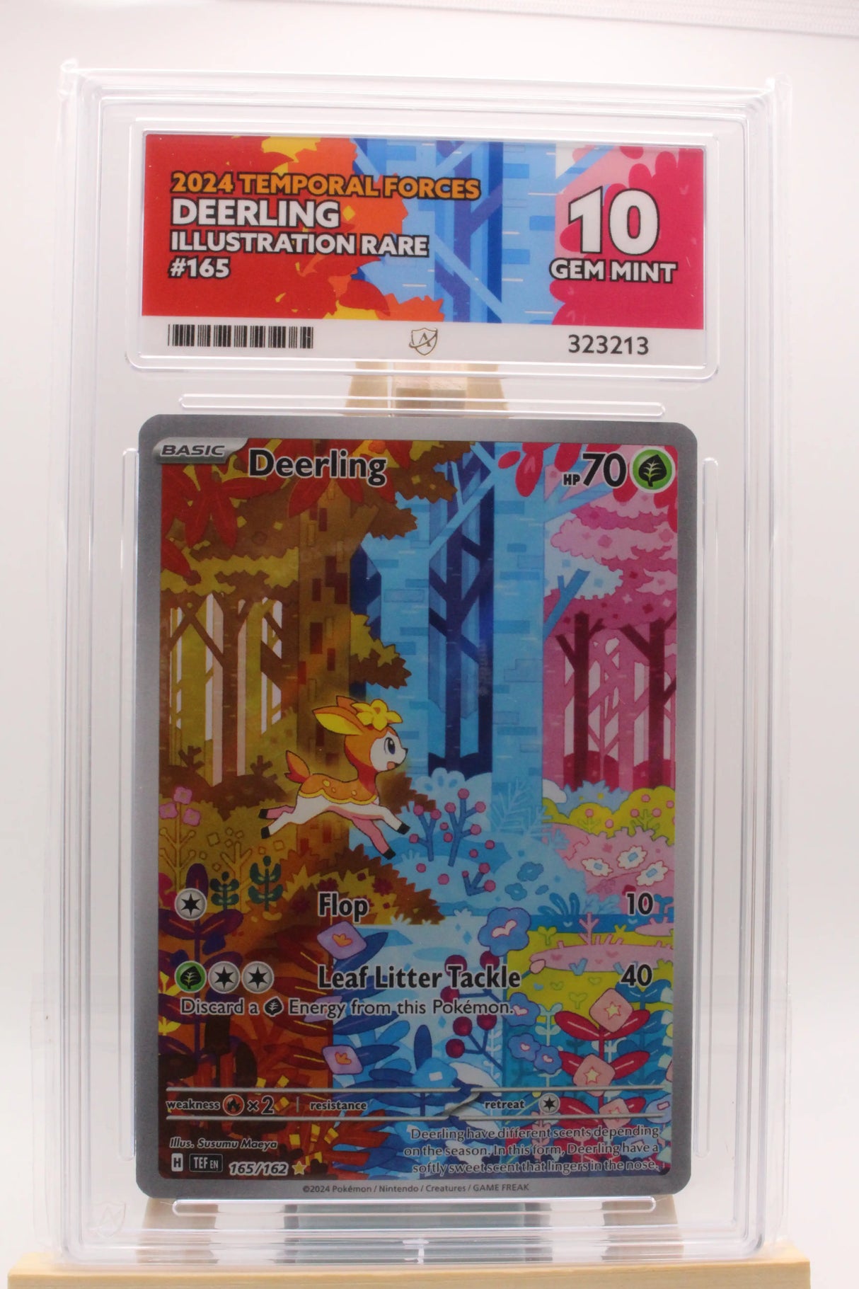 Deerling 165/162 Illustration Rare - Temporal Forces Ace 10 Gem Mint