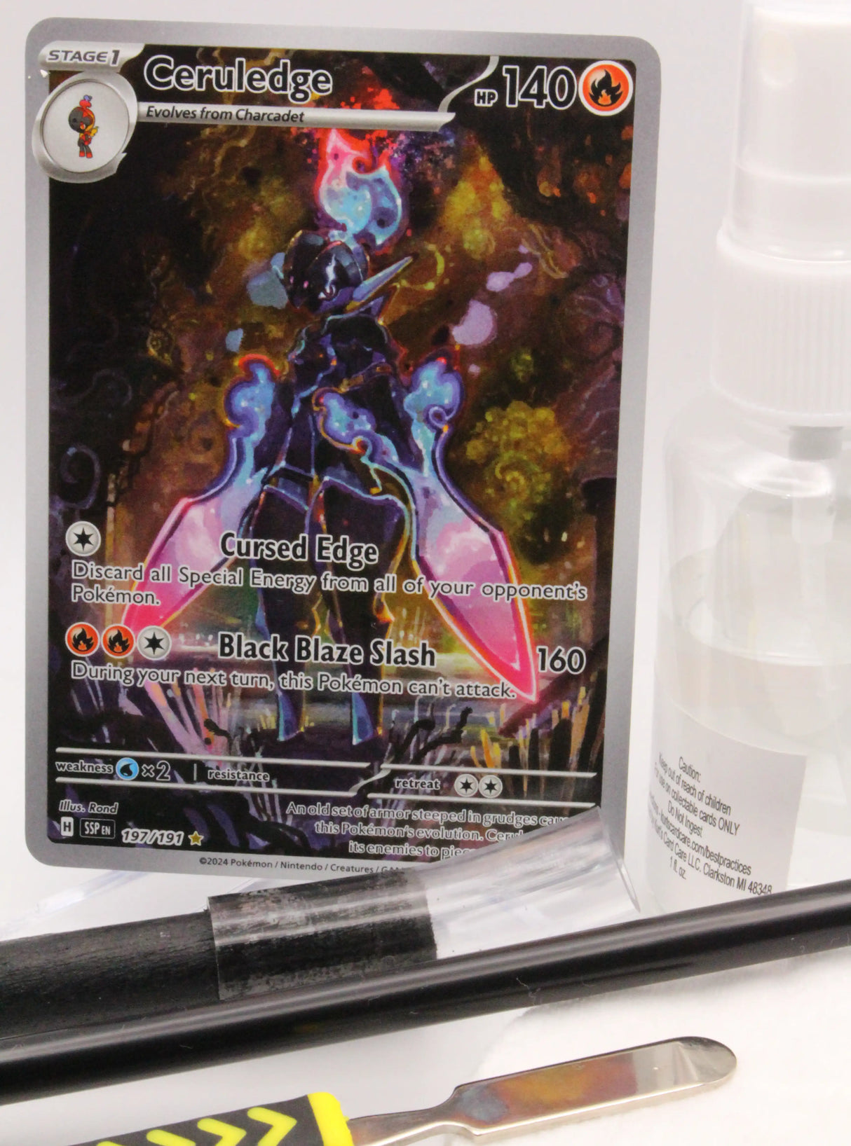 Pokemon Card Essential Cleaning Service Dent Repair