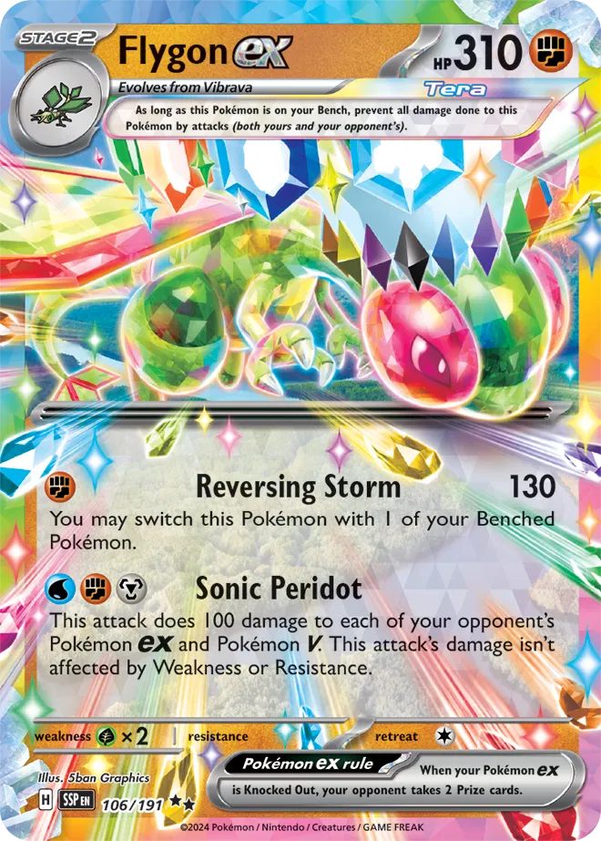 Flygon ex 106/191- Surging Sparks SV08