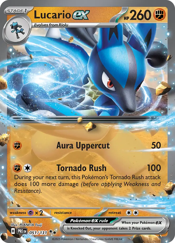 Lucario EX 051/131 - Prismatic Evolutions