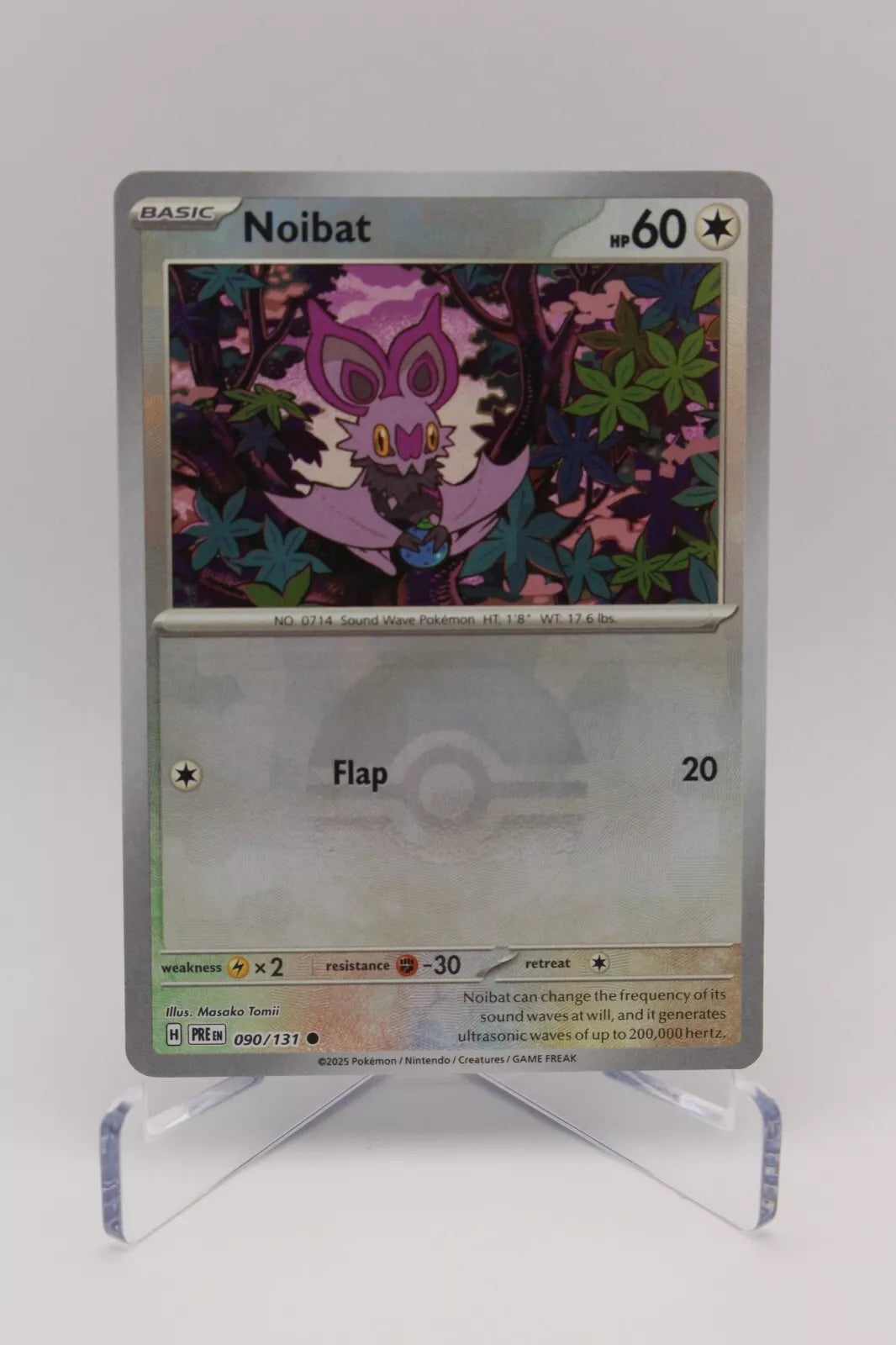 Noibat 090/131 - Prismatic Evolutions - Pokeball Reverse Holo
