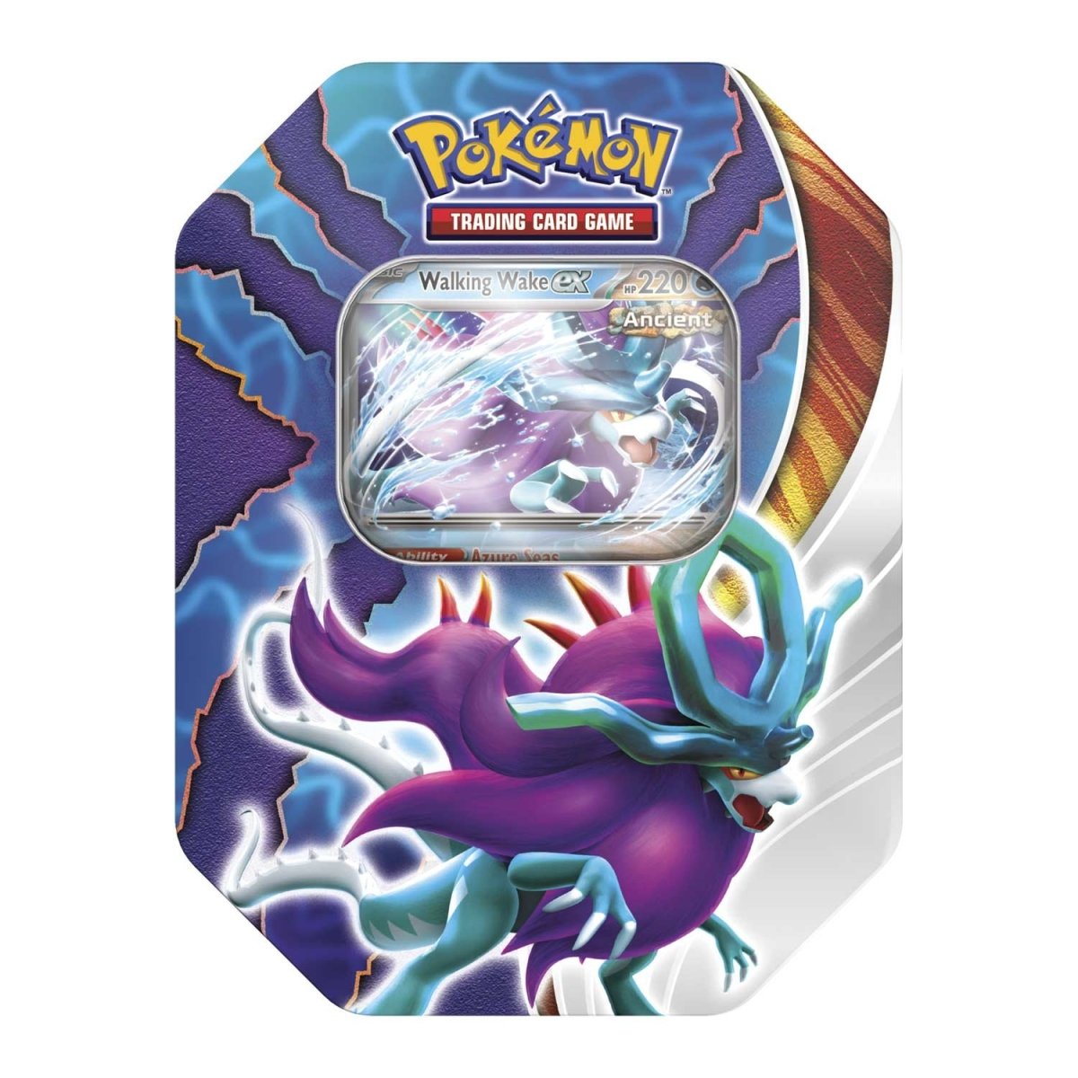 Pokemon Paradox Clash Tin Walking Wake EX