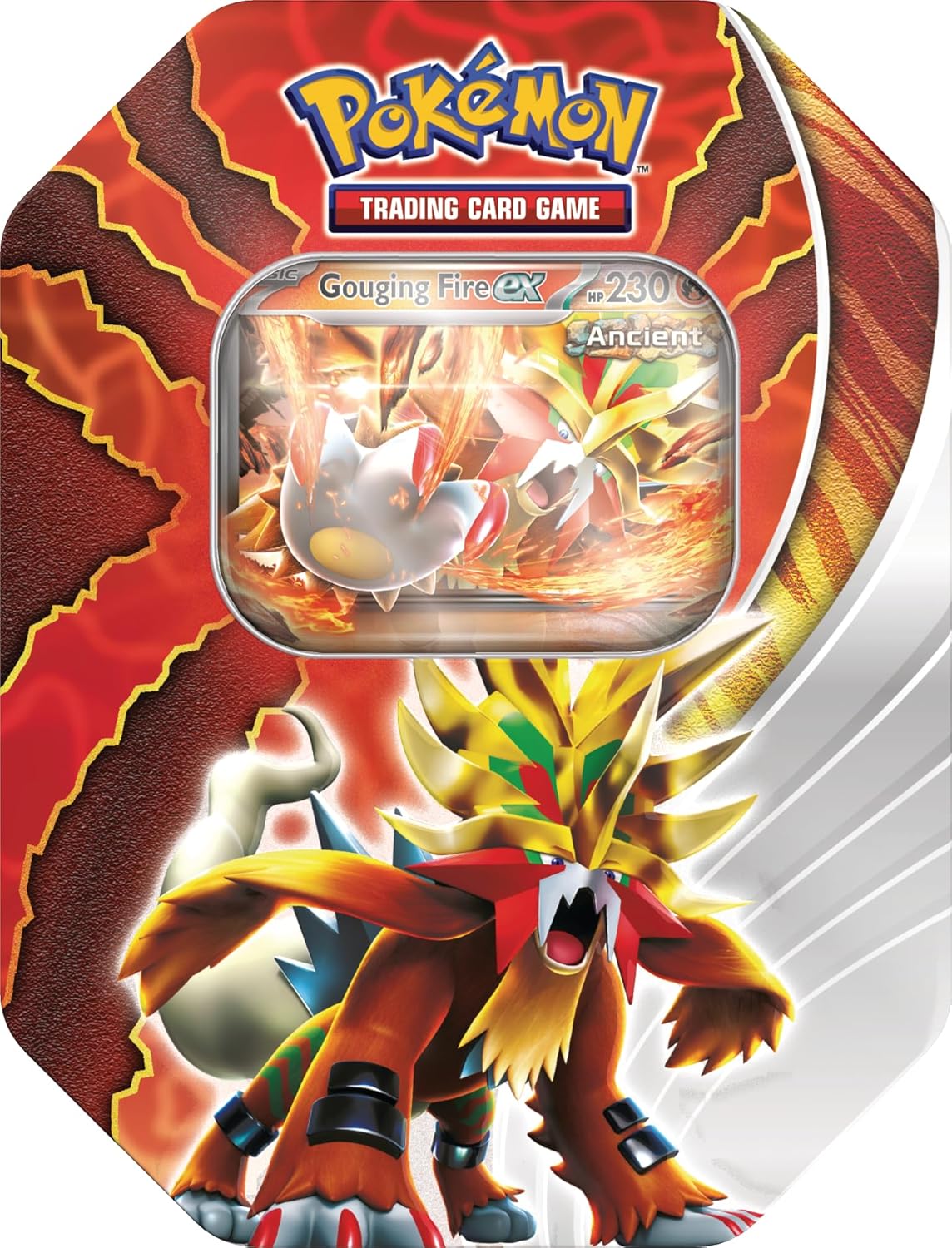 Pokemon Paradox Destinies Tin Gouging Fire EX