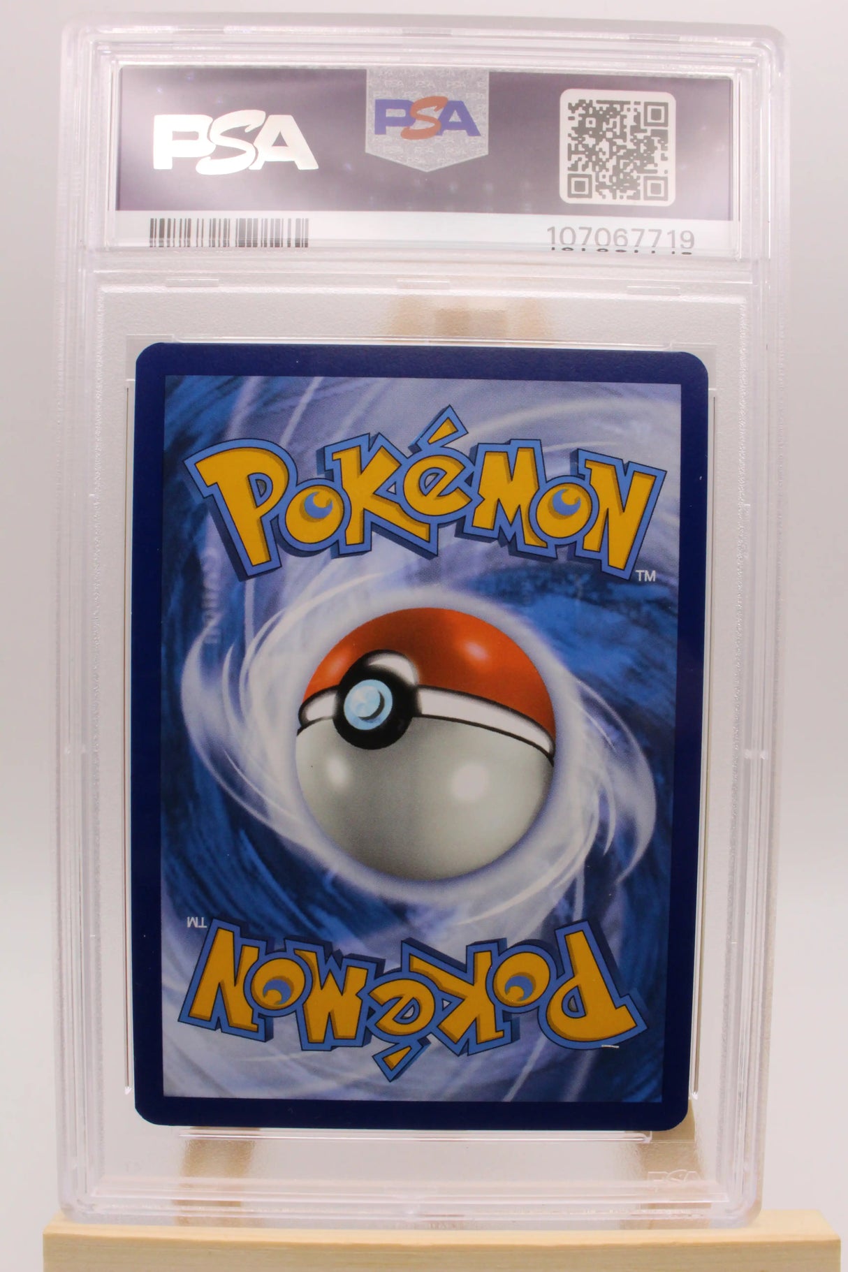 Pikachu 219 PSA 10 rear