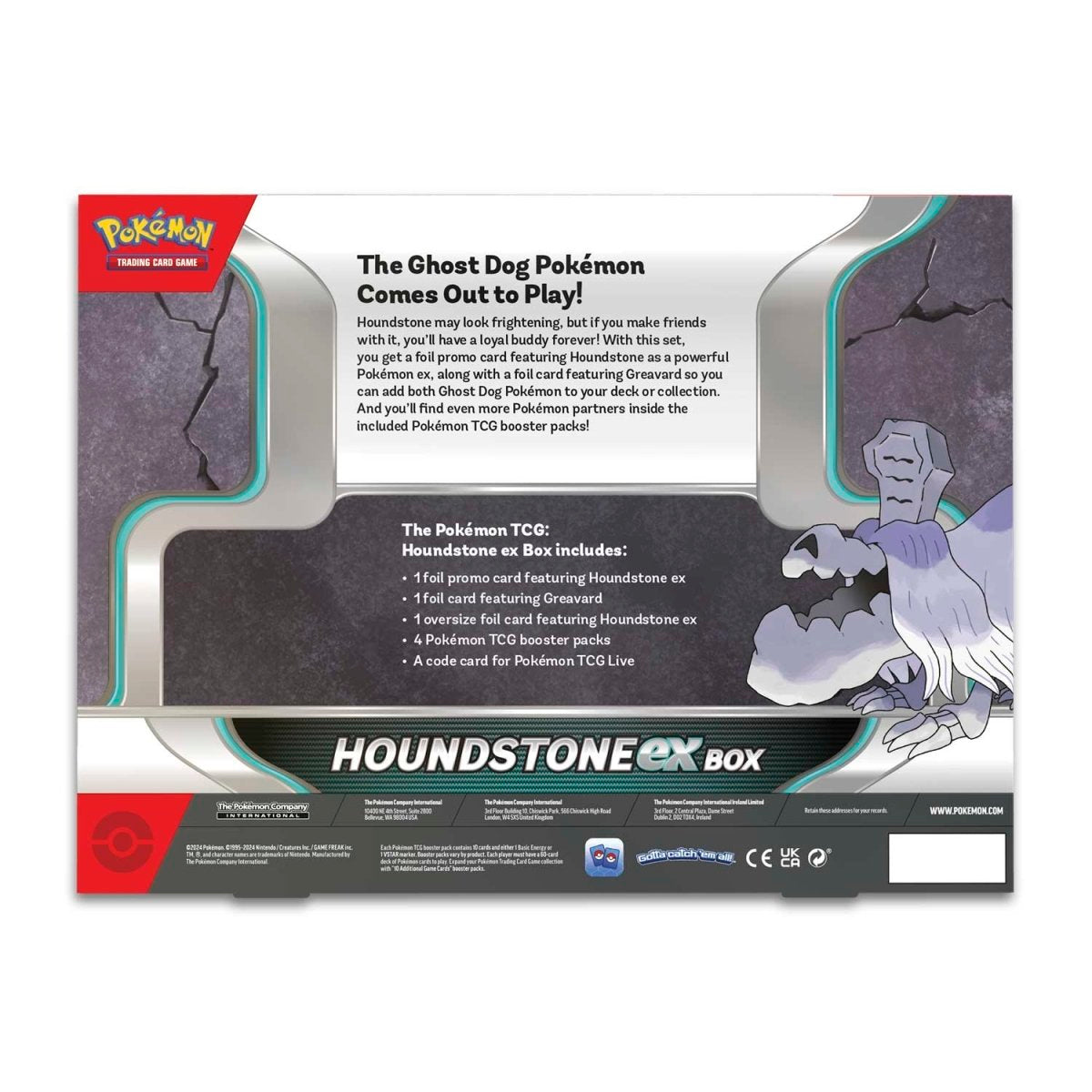 Pokemon Houndstone EX Box