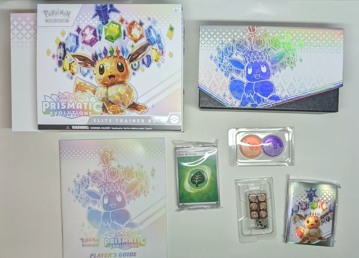 Pokemon Prismatic Evolutions ETB Accessories