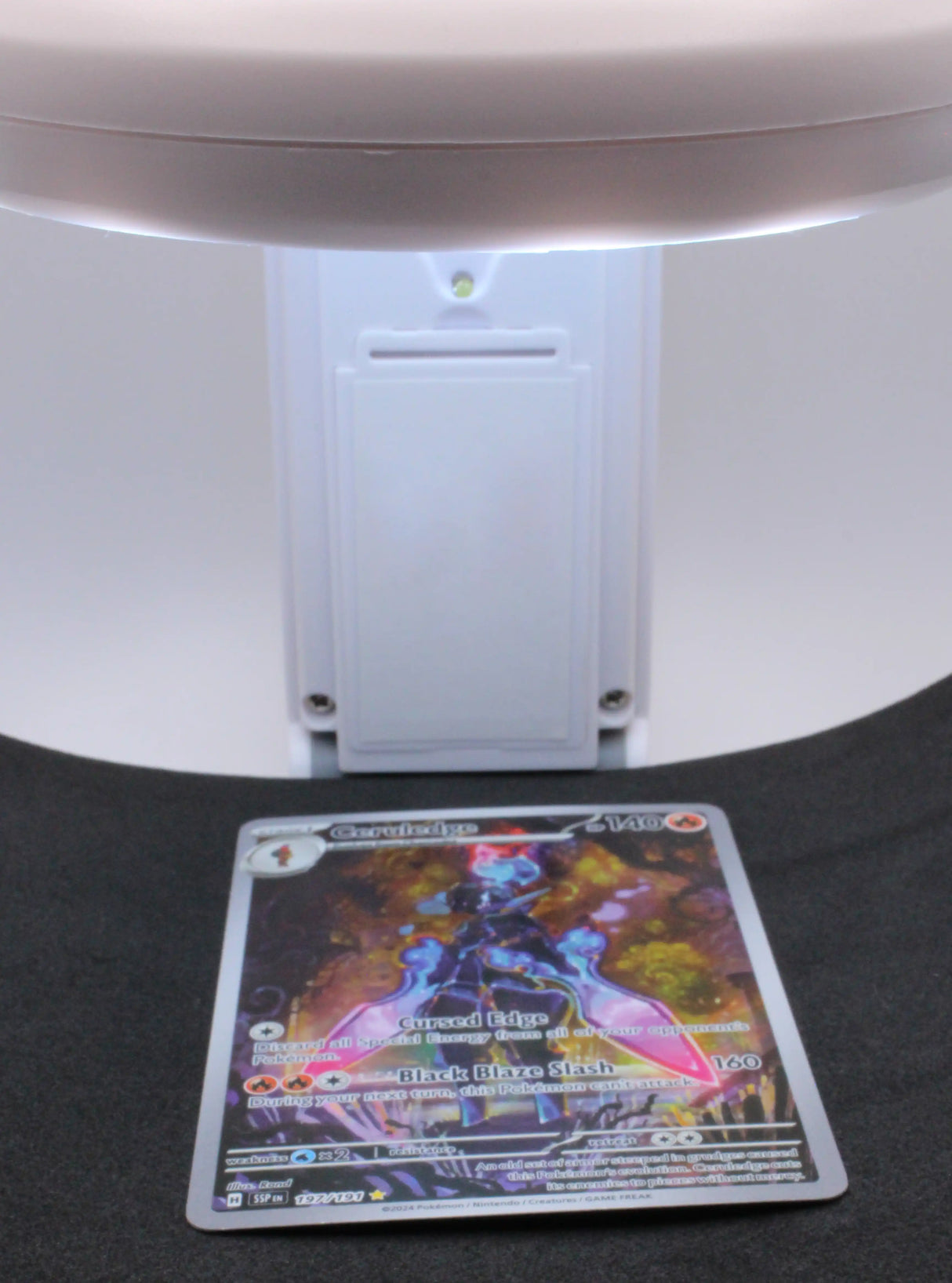 Pokemon Card Cleaning Service Magnifier