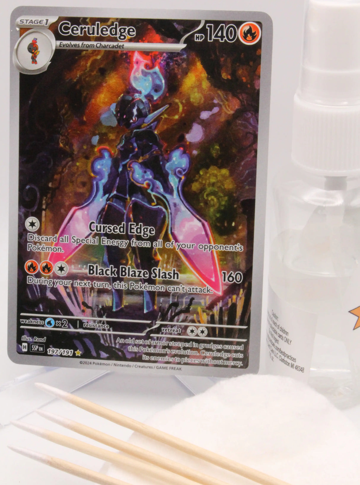 Pokemon Card Precision Cleaning Service