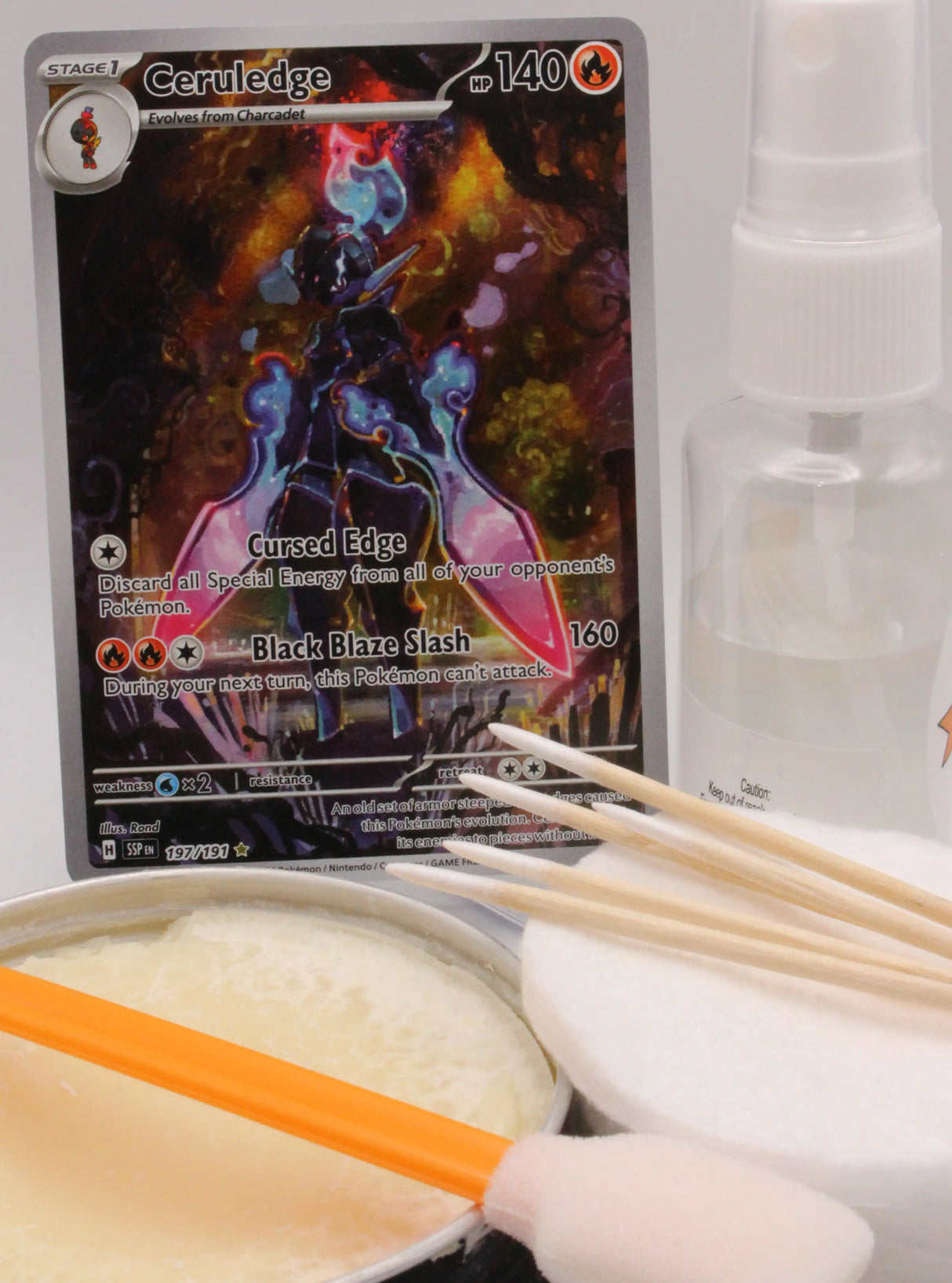 Pokemon Card Precision Cleaning Service Radiance Restoration