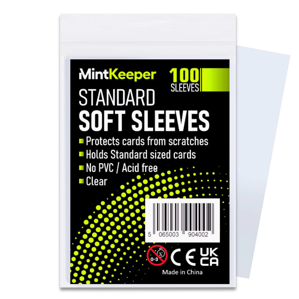 Standard Soft Penny Sleeves (100 Sleeves) - Mintkeeper