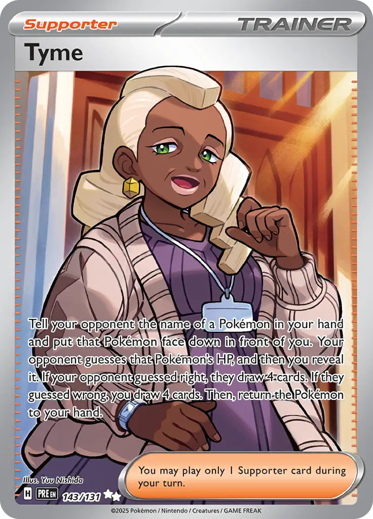 Tyme 143/131 - Prismatic Evolutions - Ultra Rare