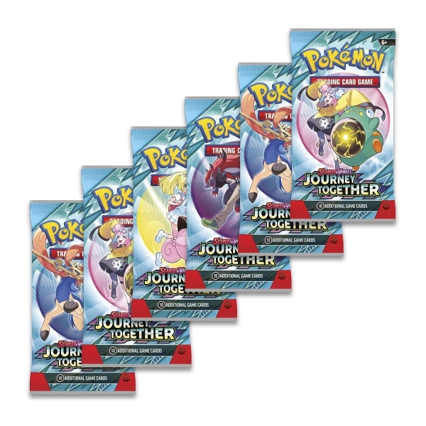 Pokemon Scarlet & Violet Journey Together Bundle - 6x Booster Packs