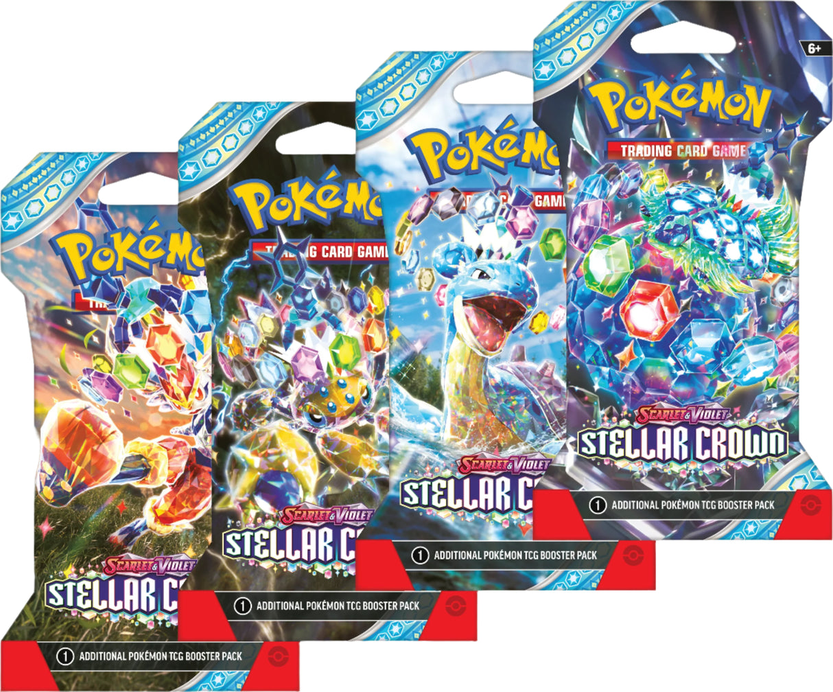 Pokemon Scarlet & Violet Stellar Crown Sleeved Booster Pack