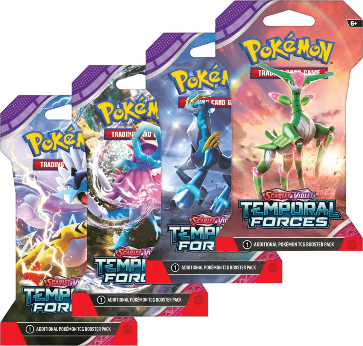 Pokemon Scarlet & Violet Temporal Forces Sleeved Booster Pack