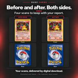 Card Restoration Report + Before & After Scans