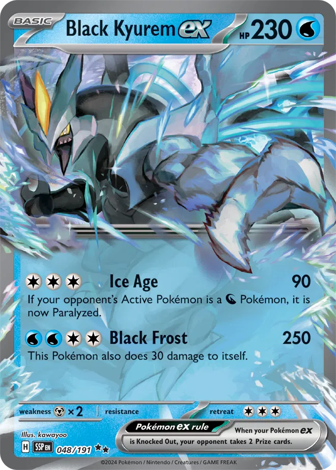 Black Kyurem EX 048/191 - Surging Sparks SV08