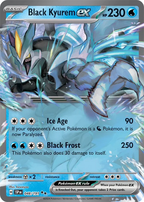 Black Kyurem EX 048/191 - Surging Sparks SV08