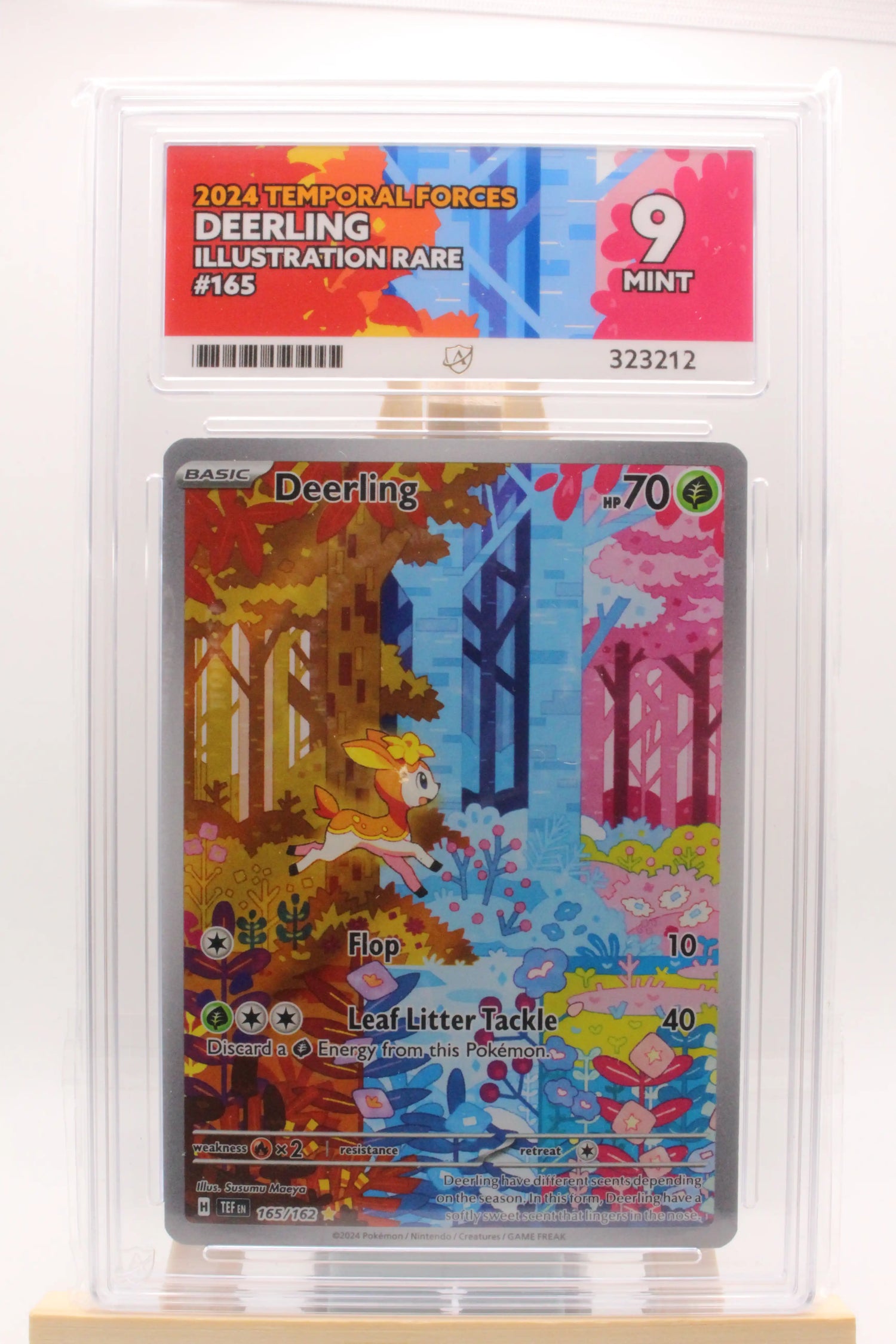 Deerling 165/162 Illustration Rare - Temporal Forces Ace 9 Mint
