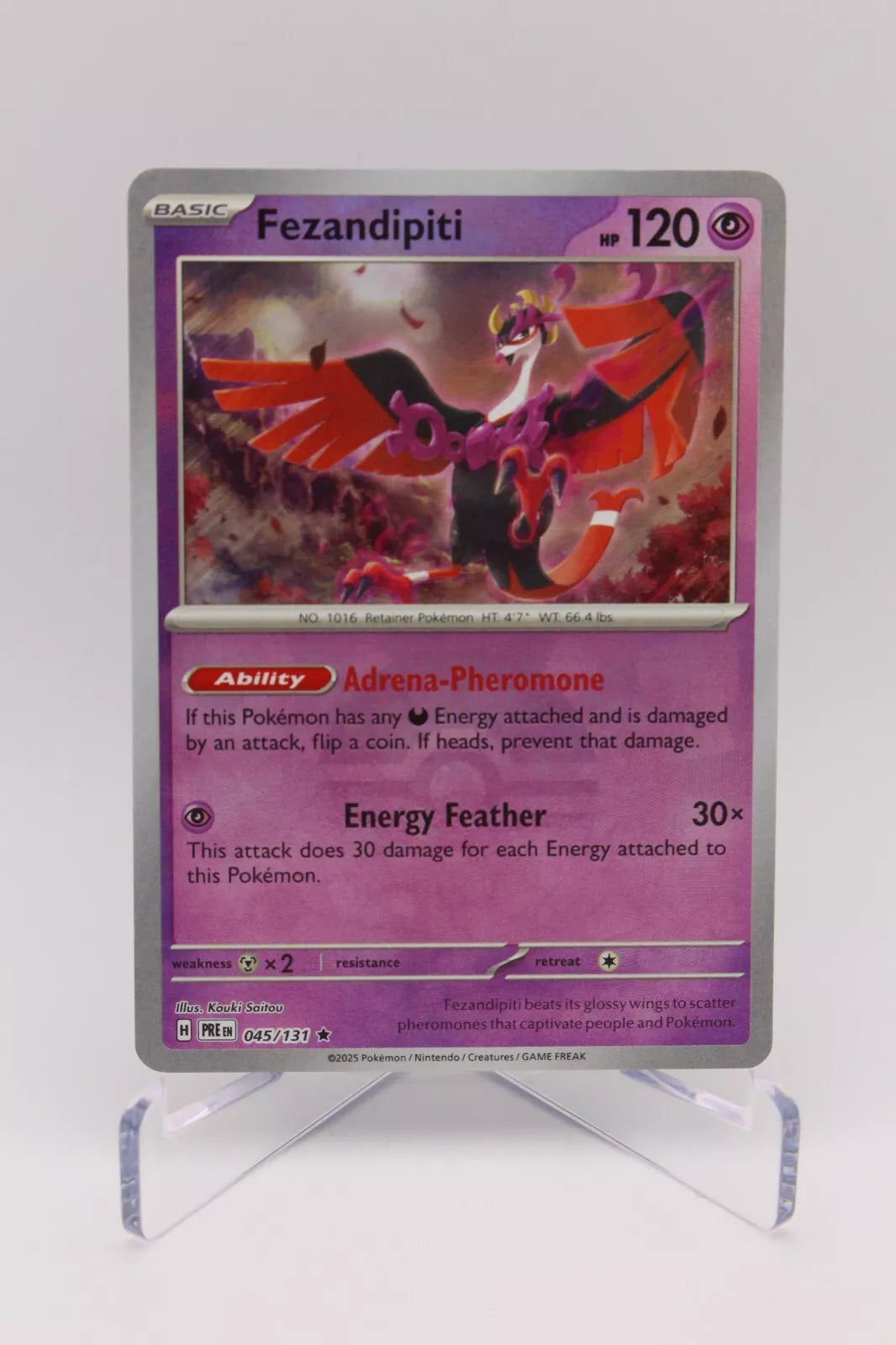 Fezandipiti 045/131 - Prismatic Evolutions - Pokeball Reverse Holo