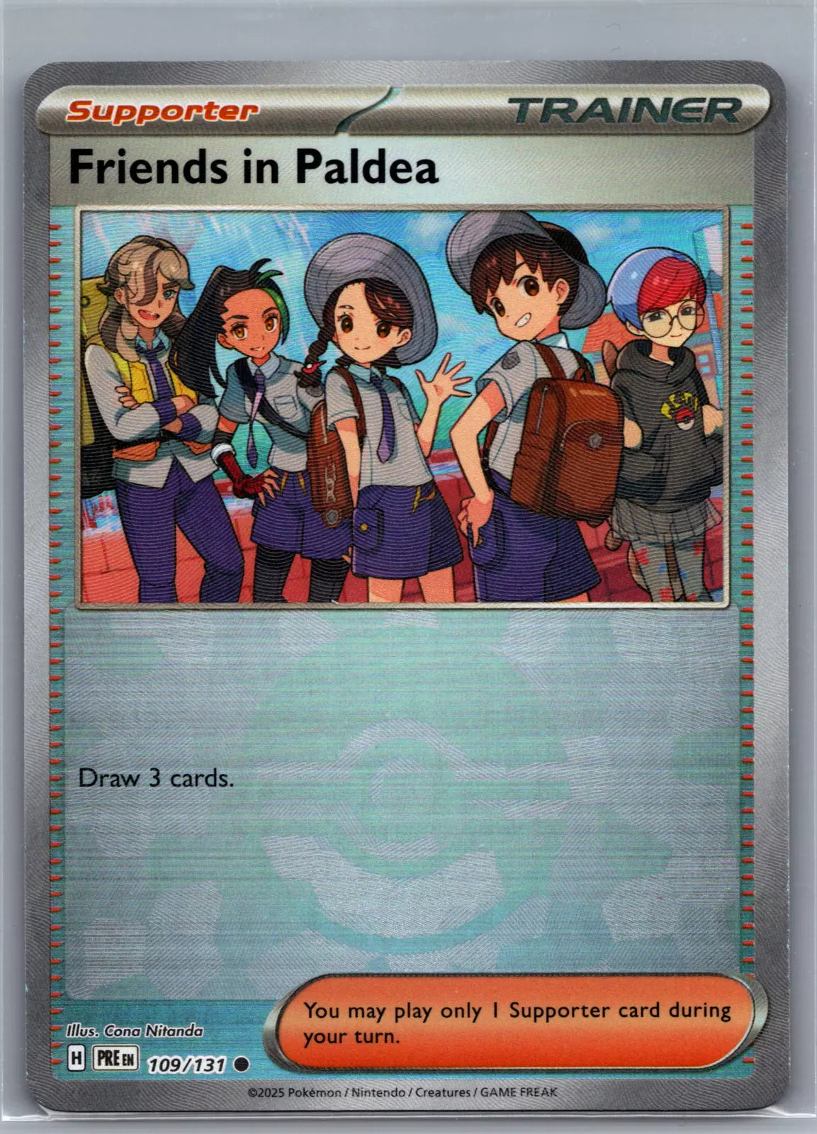 Friends in Paldea 109/131 - Prismatic Evolutions - Pokeball Reverse Holo