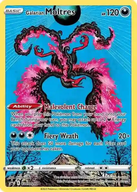 Galarian Moltres SWSH284 - Sword & Shield - Promo
