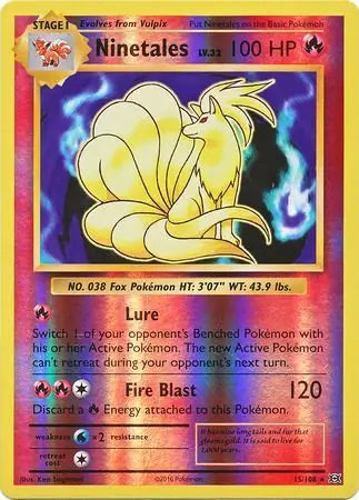 Ninetails 15/108 - XY Evolutions - Reverse Holo