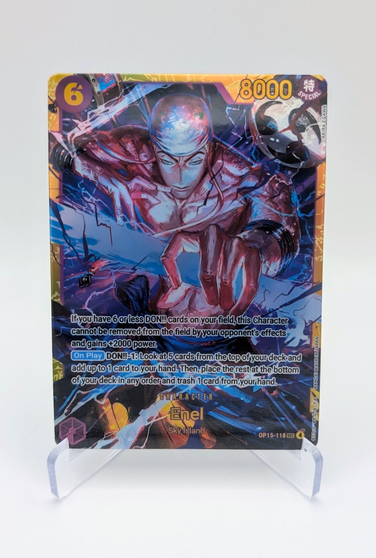 Enel OP15-118 SEC Proxy Card – One Piece TCG – Playset of 4