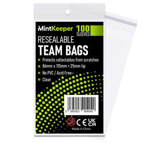 Resealable Team Bags (100 Bags) - Mintkeeper