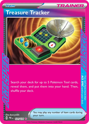 Treasure Tracker 131/131 - Prismatic Evolutions - Ace Spec